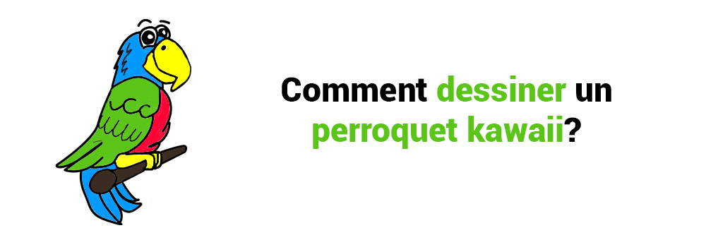 Comment dessiner un perroquet Kawaii?