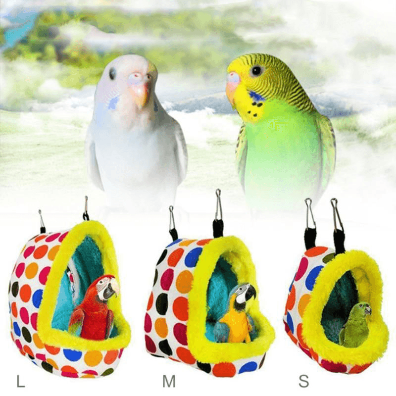 Cage de transport en velours pour perroquet