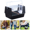 Cage voyage portable en plastique pour perroquet