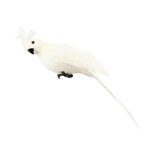 Figurine perroquet plume