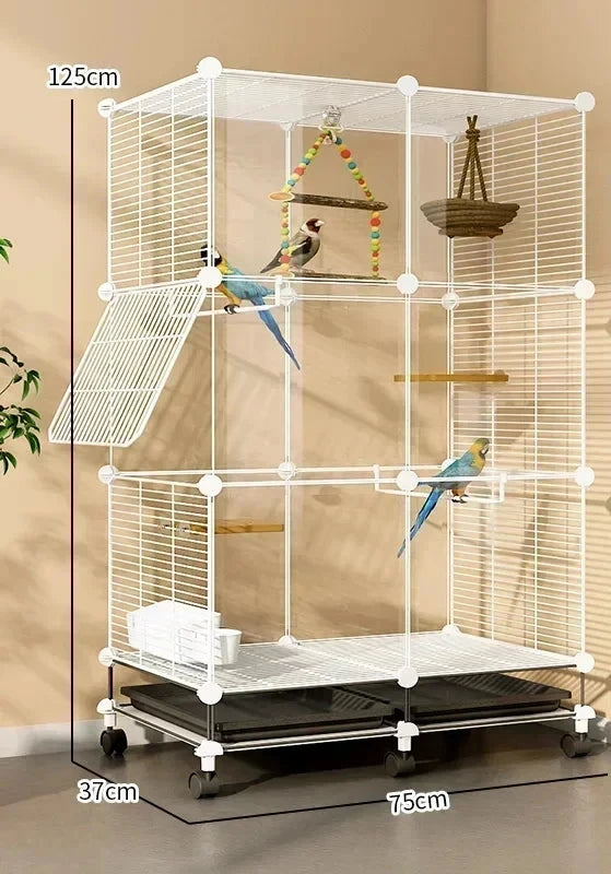 Grande cage perroquet