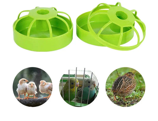 Mangeoire en plastique pour perroquet