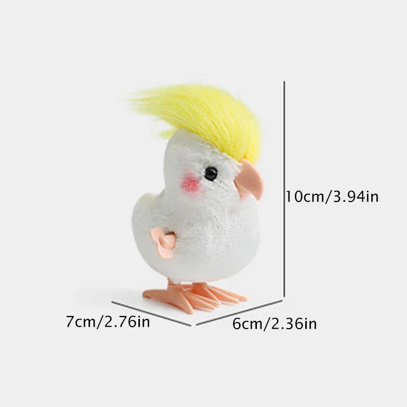 Mini perroquet en peluche pour enfants