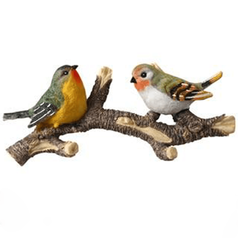 Porte manteau perroquet en bois