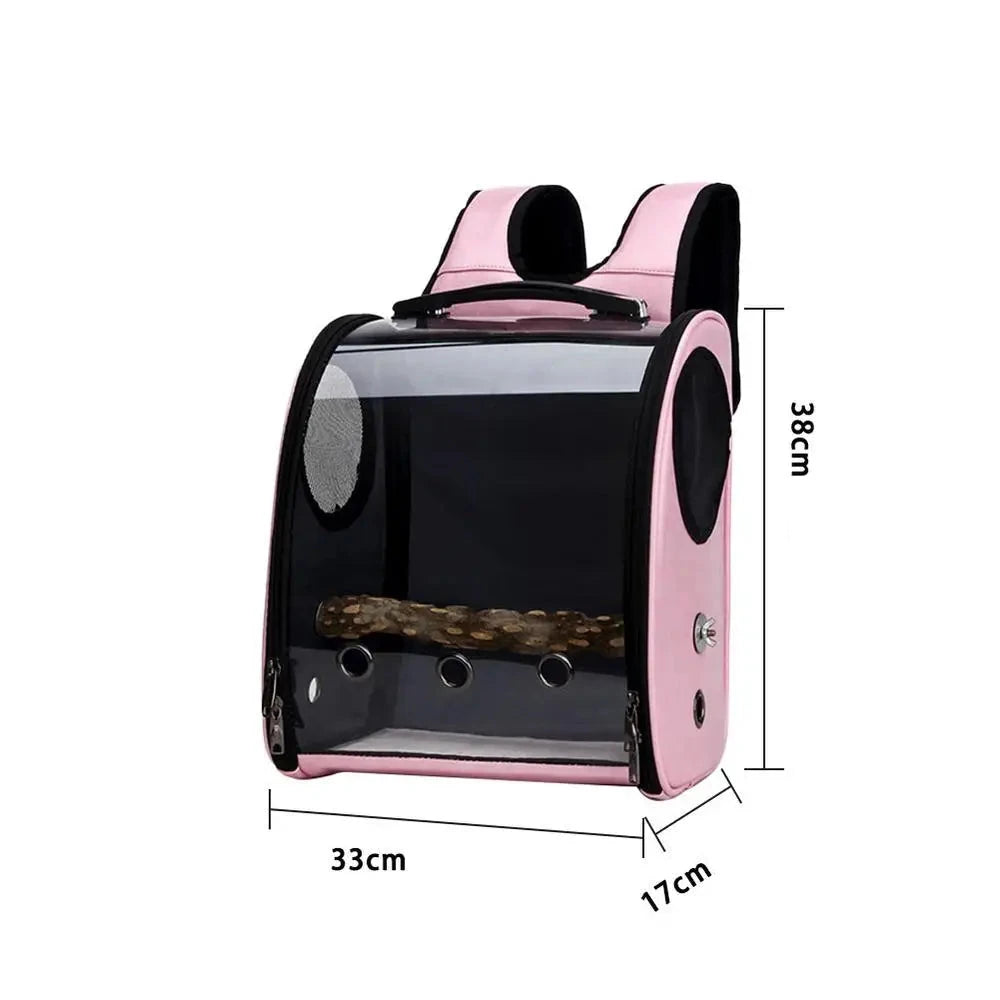 Sac à dos respirant pour perroquet