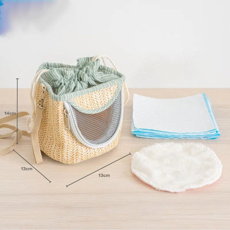 Sac à main pour perroquet en paille tissée