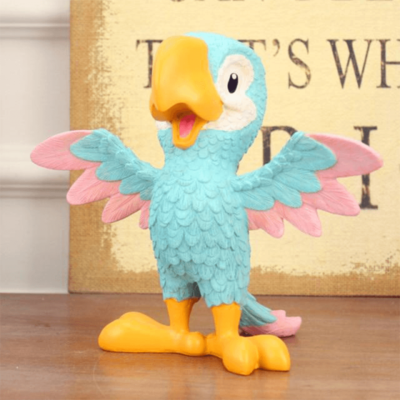 Bresil statue dessin perroquet