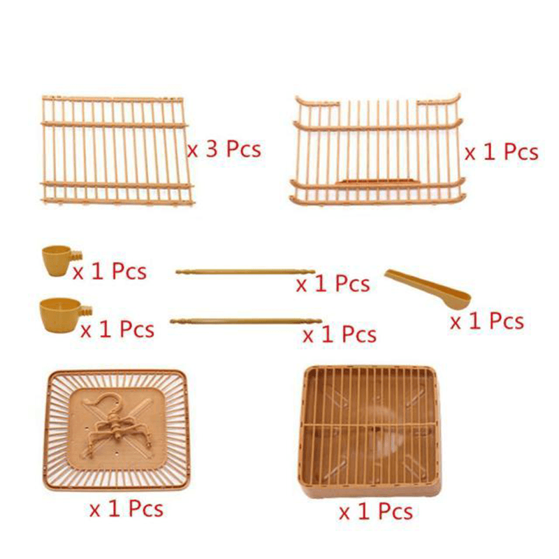 Cage de transport pour grand perroquet