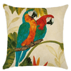 Coussin deco perroquet