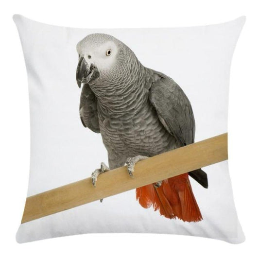 Coussin exterieur perroquet