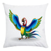 Coussin hibiscus perroquet