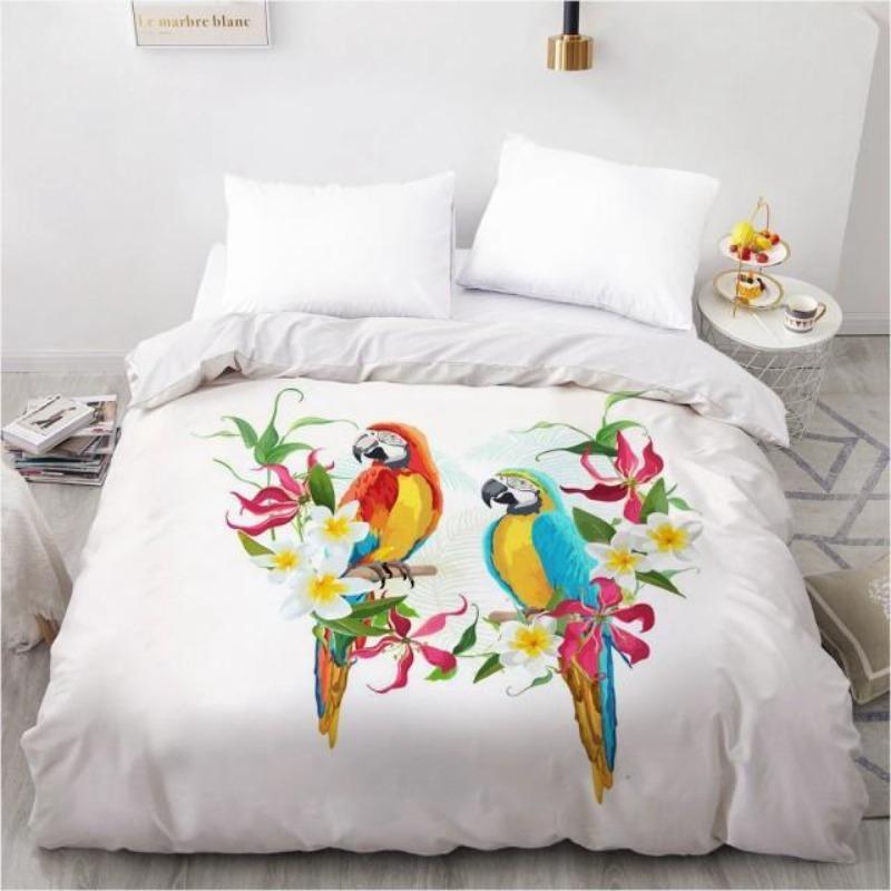 Housse de couette 140 × 200 perroquet