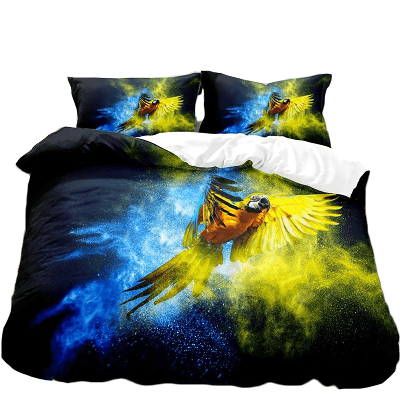 Housse de couette 200 × 200 perroquet