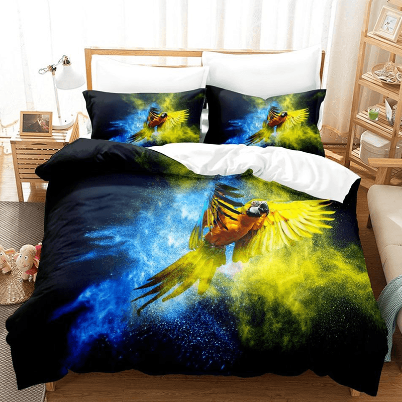 Housse de couette 200 × 200 perroquet