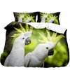Housse de couette perroquet cacatoes