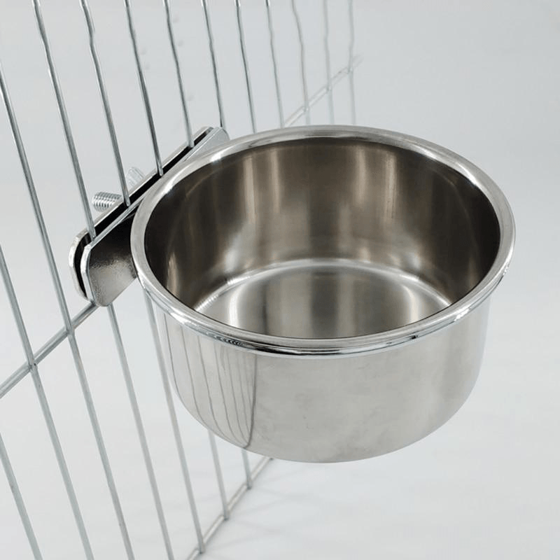 Mangeoire perroquet inox