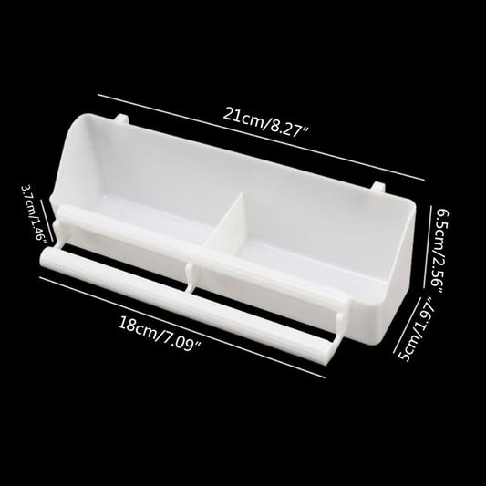 Mangeoire pour cage à perroquet