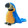Peluche perroquet ara qui répète