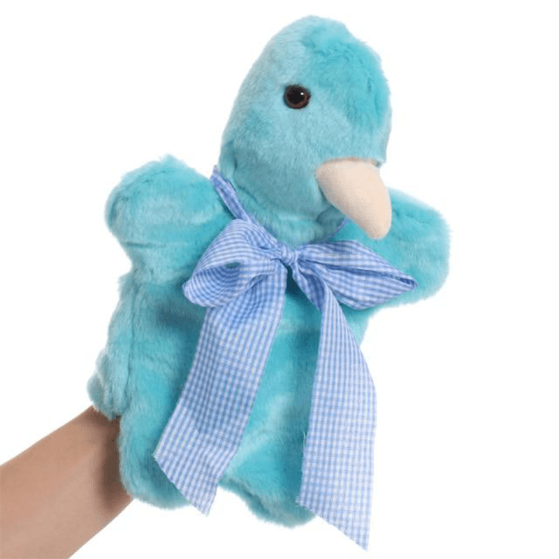 Peluche perroquet marionnette
