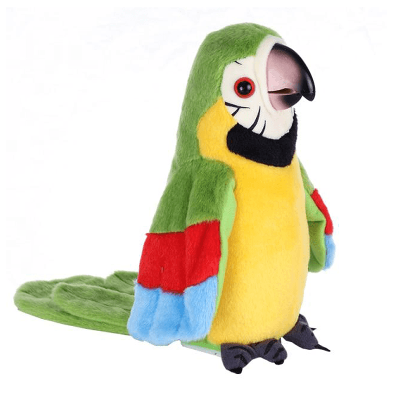 Peluche perroquet qui parle