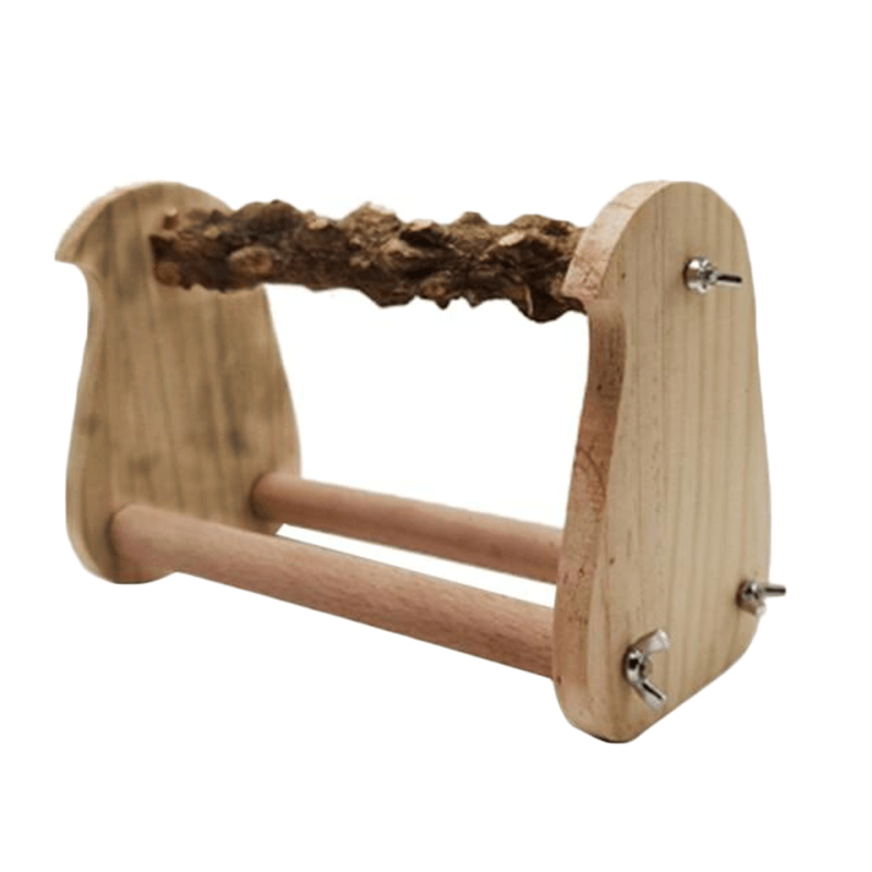 Perchoir bois dur pour perroquet