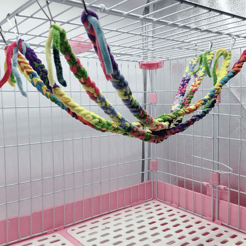 Perchoir corde perroquet