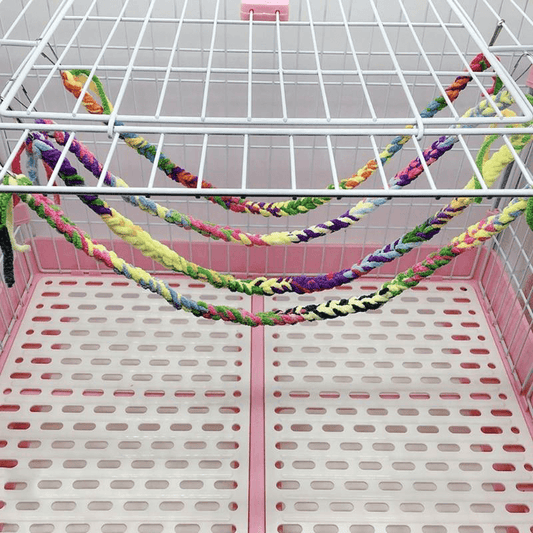 Perchoir corde perroquet