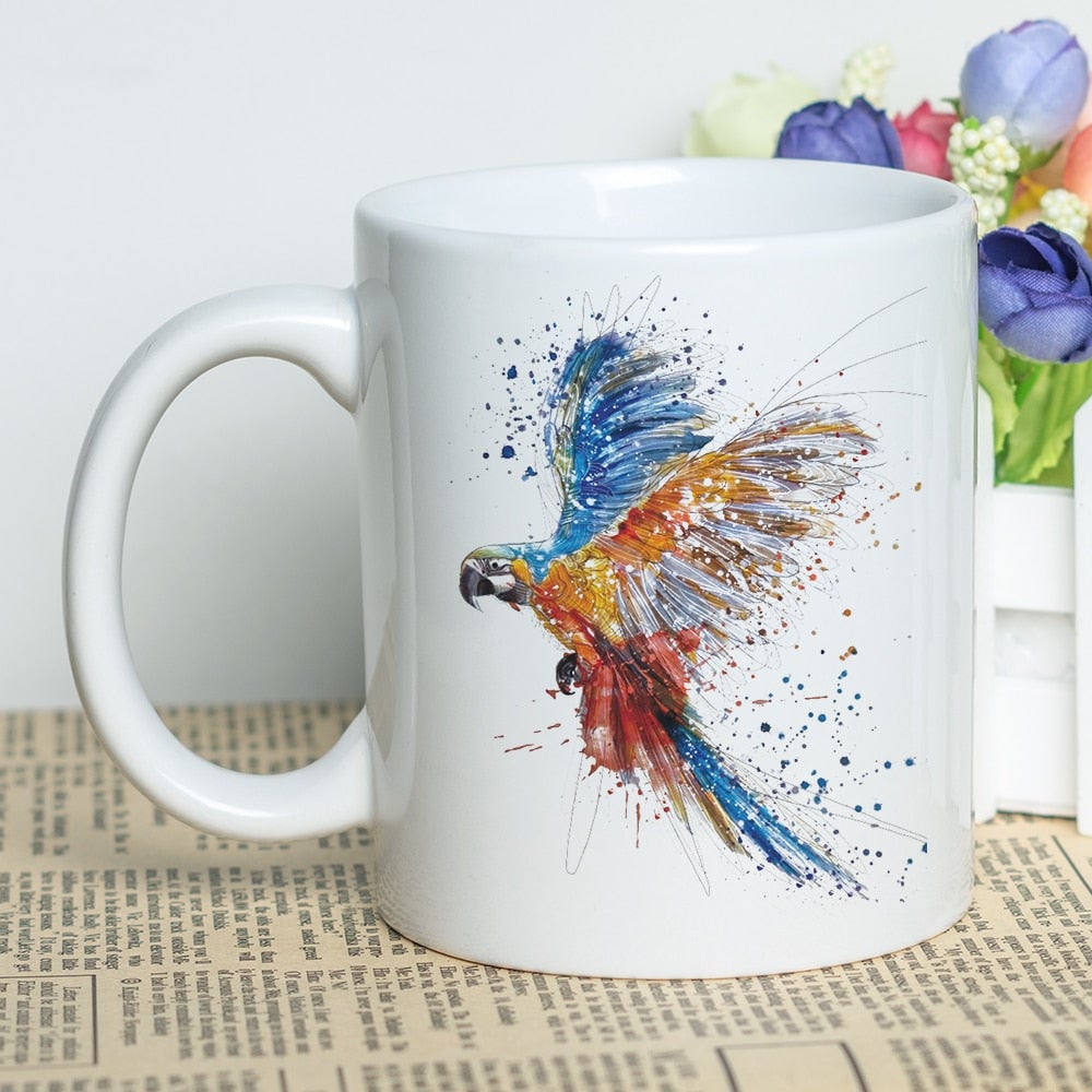 Perroquet a tasse