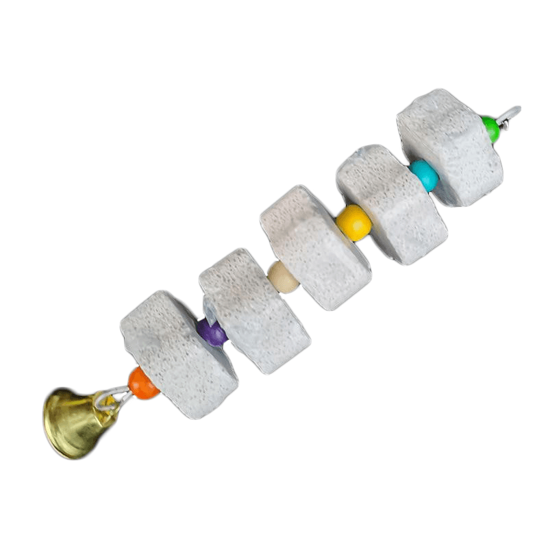 Perroquet jouet pierre naturelle