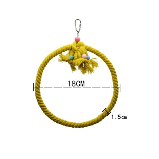 Perroquet sur perchoir