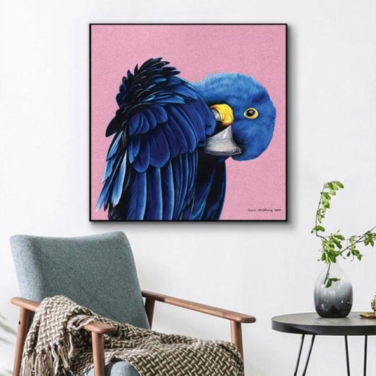Perroquet toile