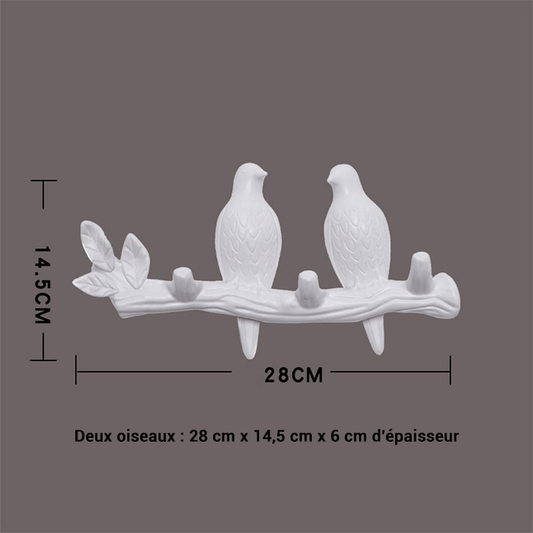 Porte manteau perroquet design