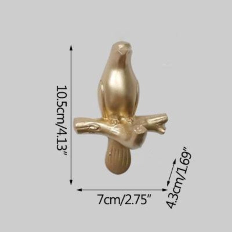 Porte manteau perroquet mural