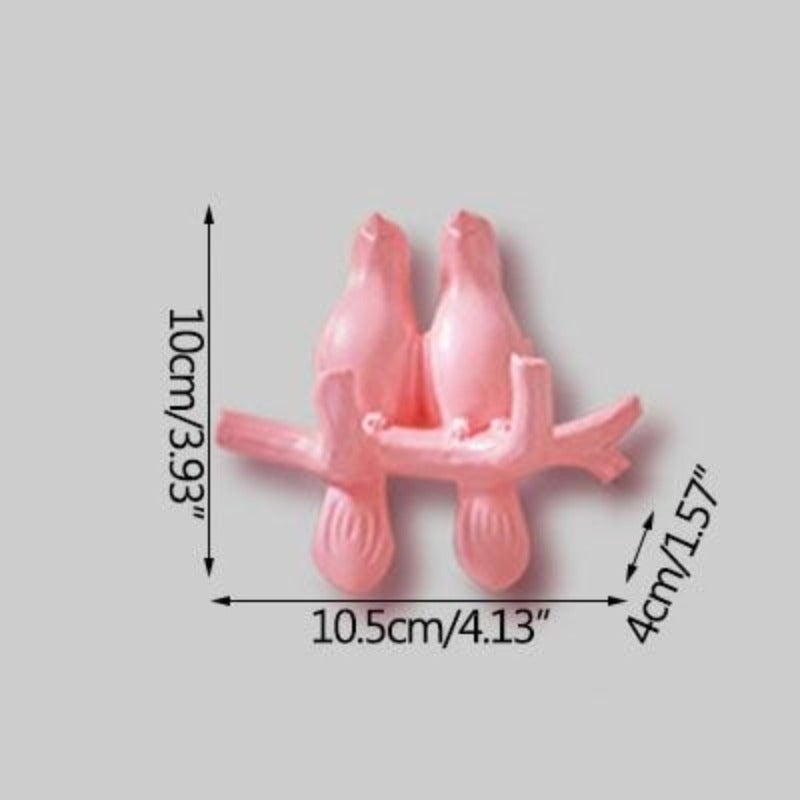 Porte manteau perroquet mural