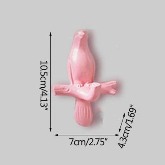 Porte manteau perroquet mural