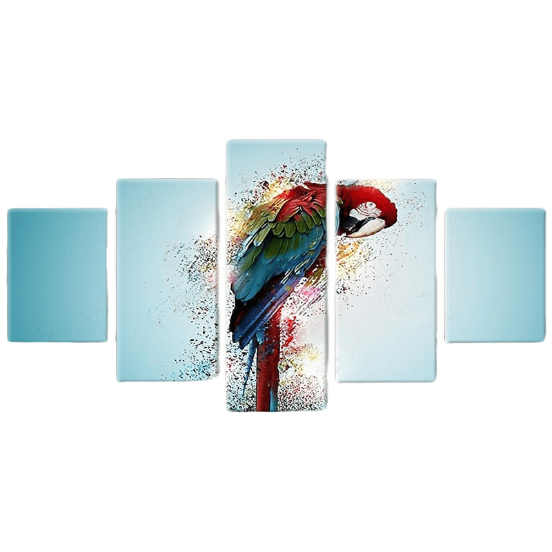 Tableau de maitre perroquets