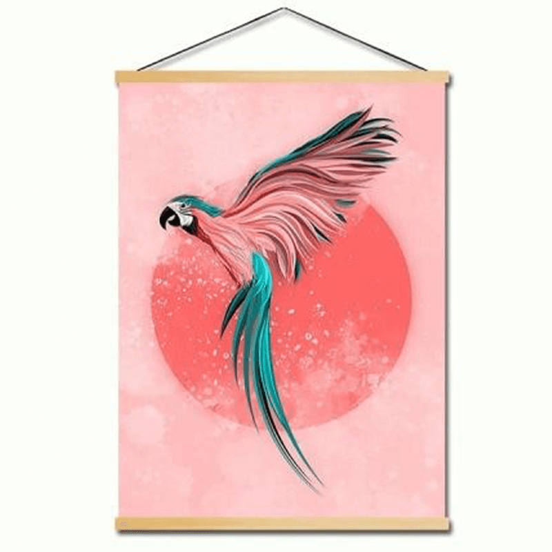 Tableau perroquet moderne