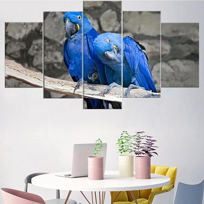 Toiles murales perroquet