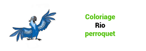 Coloriage Rio perroquet