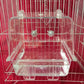 Baignoire transparent pour perroquet