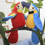 Cartoon Parrot Electric Talking Plush Toy Speaking Record