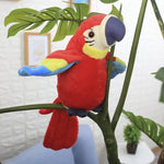 Cartoon Parrot Electric Talking Plush Toy Speaking Record