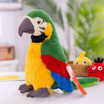 Cartoon Parrot Electric Talking Plush Toy Speaking Record