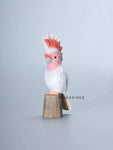 Figurine de perroquet en bois