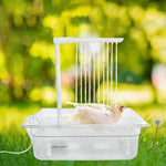 Fontaine de bain automatique polyvalente pour perroquet