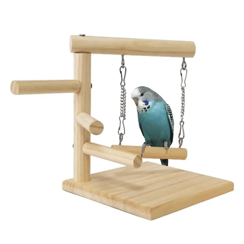Perchoir pour perroquet en bois