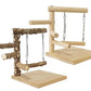 Perchoir pour perroquet en bois