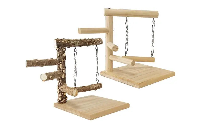 Perchoir pour perroquet en bois