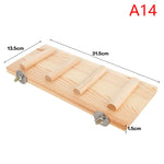 Planche de support en bois pour perroquet