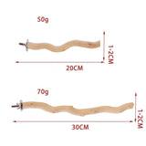 Support de perroquet en bois pour perroquet